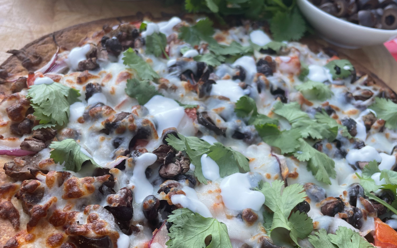 joel mexican tortilla pizza total source